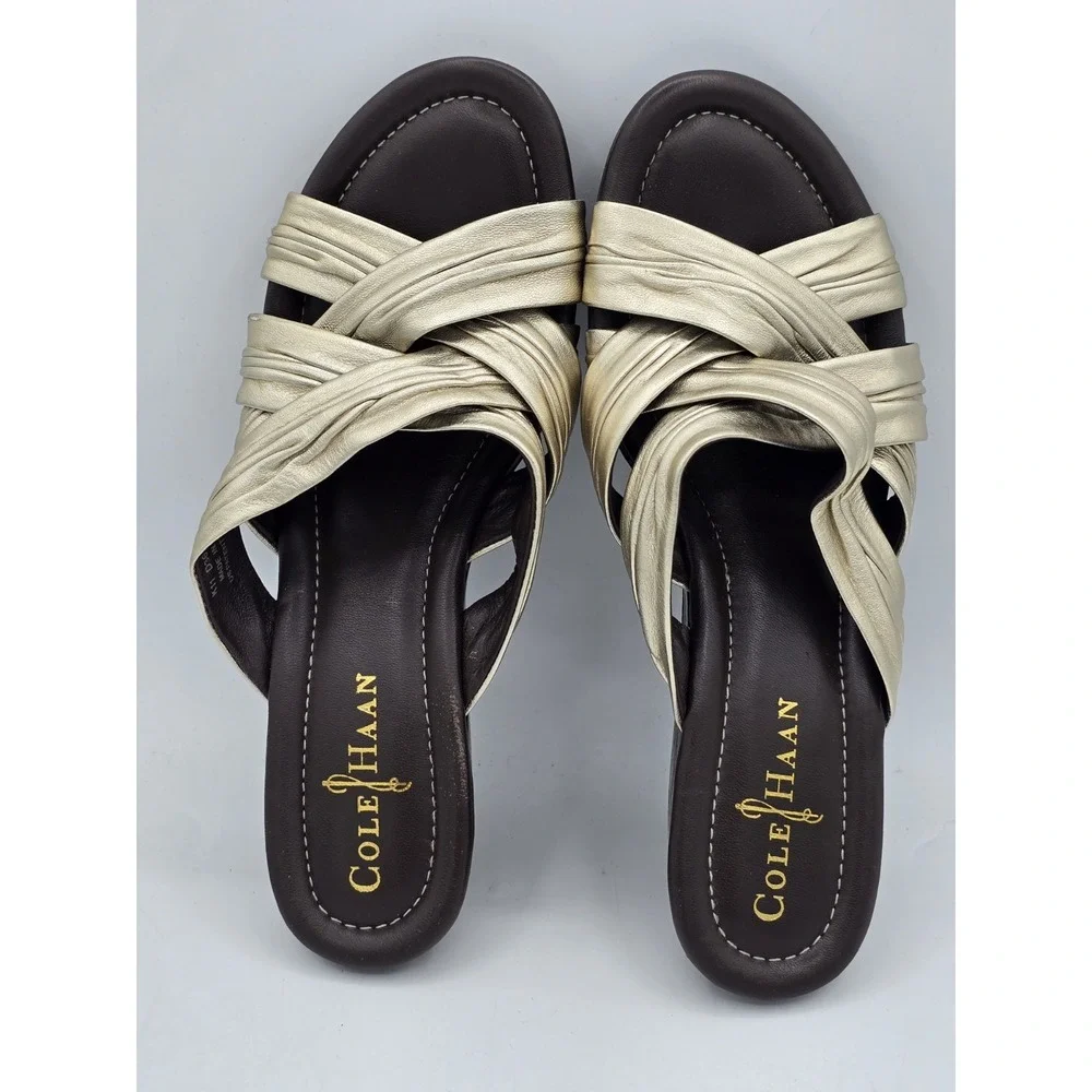 Cole Haan Women's Air Eden Slide Sandals‎ Gunsmoke size 6B